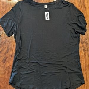 Old Navy Luxe Black tee - Large